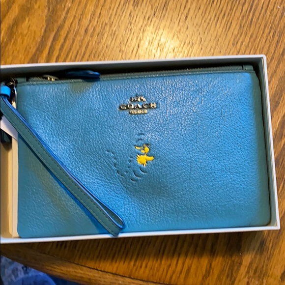 Coach Handbags - Coach  peanuts wristlet